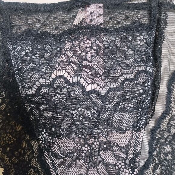 Victoria's Secret Lace and Mesh Bikini Panty Medium NWT - Picture 2 of 3